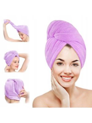 Ręcznik do suszenia włosów głowy turban czepek