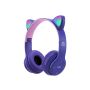 Słuchawki bezprzewodowe P47M RGB kocie uszu - 2