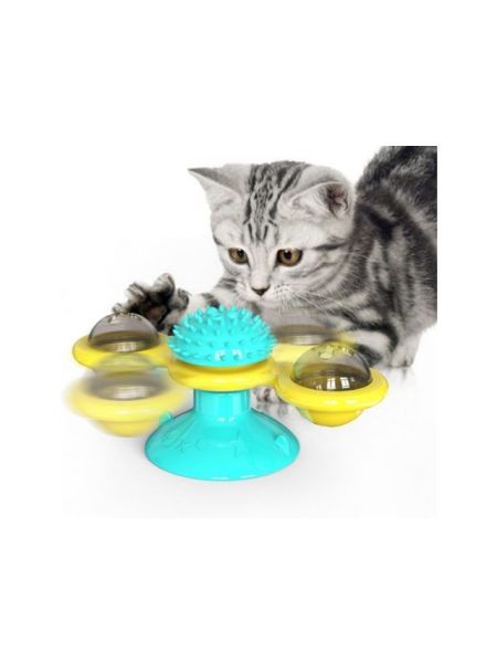 Zabawka dla kota przyssawka obrotowa - 2
