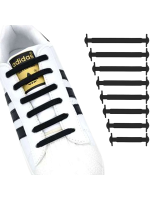 Sznurówki silikonowe do butów płaskie elastyczne - image 2